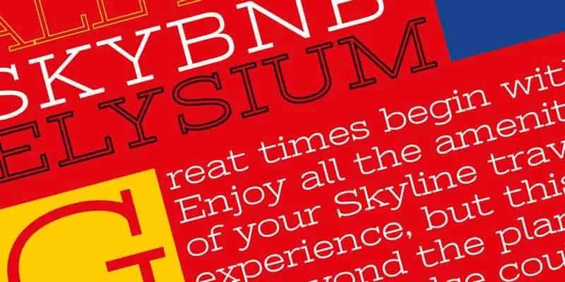 Font sample: Stint Ultra Expanded